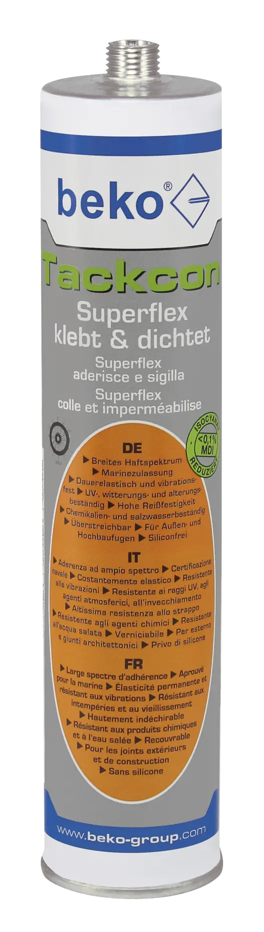 Tackcon Superflex Numero articolo 240 310 5CC Colla hightech monocomponente