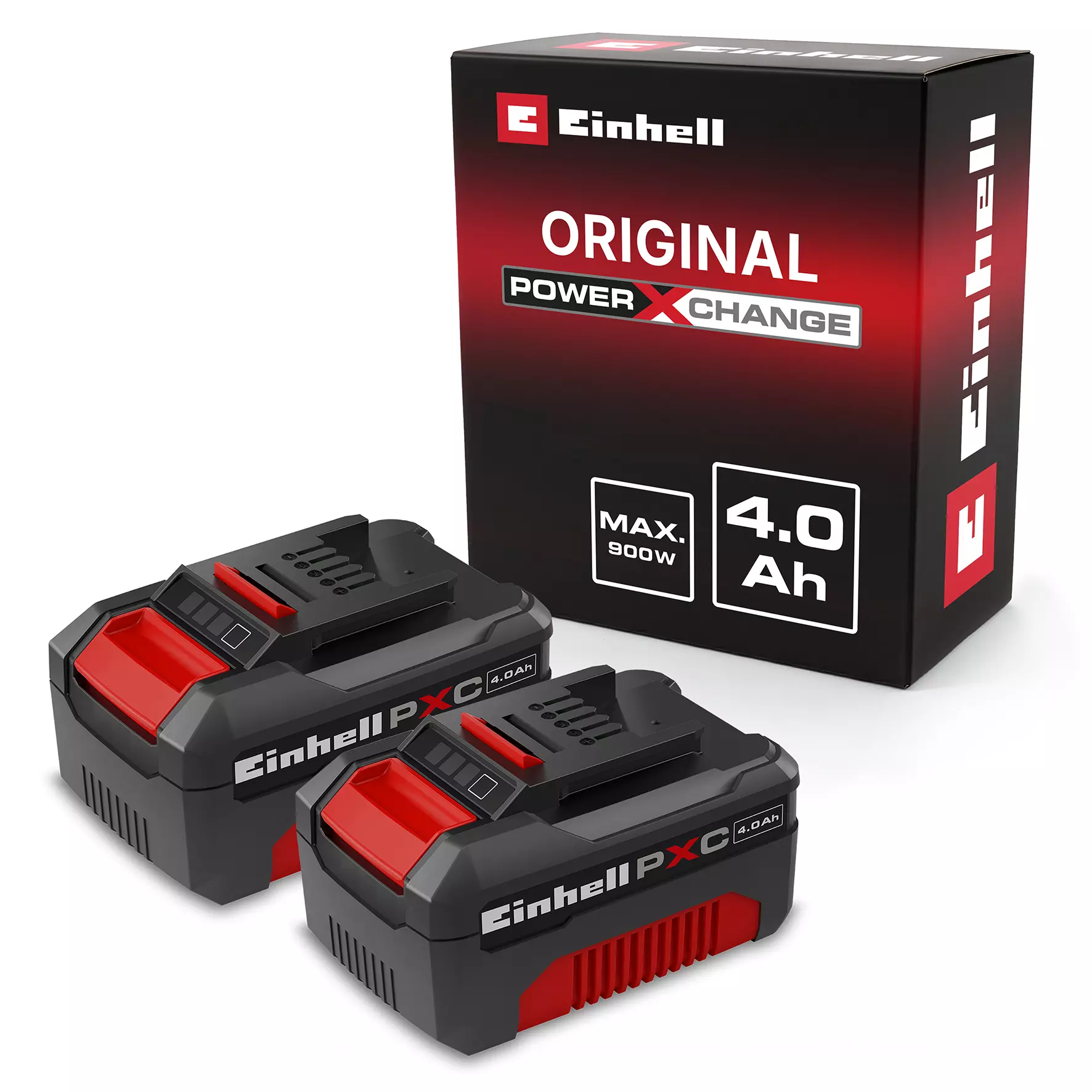 Kit 2 Batterie Einhell 18V 4,0Ah PXC-Twinpack CB (cod. 4511489) - Power X-Change