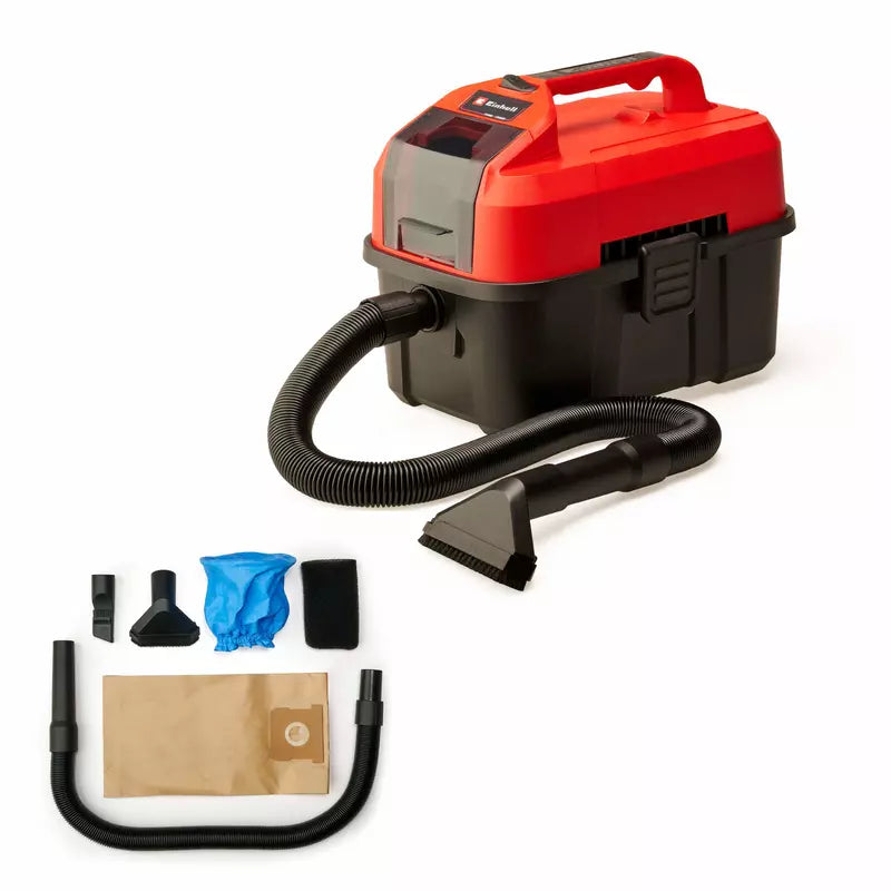 Aspirapolvere Aspiraliquidi a Batteria Einhell TE-VC 18/10 Li-Solo - Power X-Change
