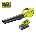 Soffiatore a Batteria Ryobi RY36BLB-140 36V MAX POWER - Kit con Batteria 4.0Ah e Caricabatteria