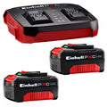 Starter Kit Einhell 2x 18V 4,0Ah PXC Twincharger (cod. 4512212) - Batterie e Caricabatterie Doppio